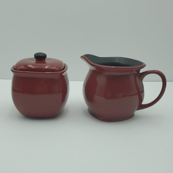 Corelle Dining Corelle Coordinates Hearthstone Chili Red Creamer